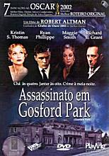 filme DVD Assassinato Em Gosford Park