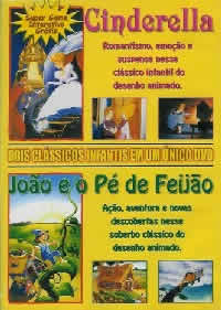 filme DVD Cinderela/Joao E O Pe De Feijao