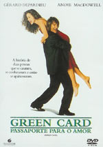 filme DVD Green Card Passaporte Para O Amor
