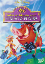 filme DVD Volta Ao Mundo Com Timao E Pumba