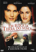 filme DVD Em Busca Da Terra Do Nunca